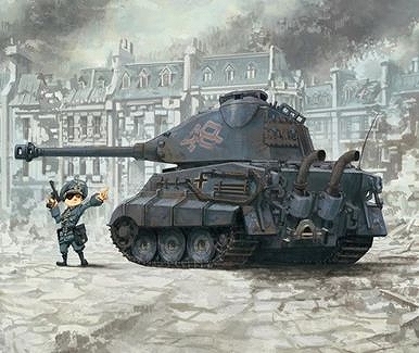 【新製品】WWT-003)WWT ドイツ重戦車 キングタイガー（ポルシェ砲塔）