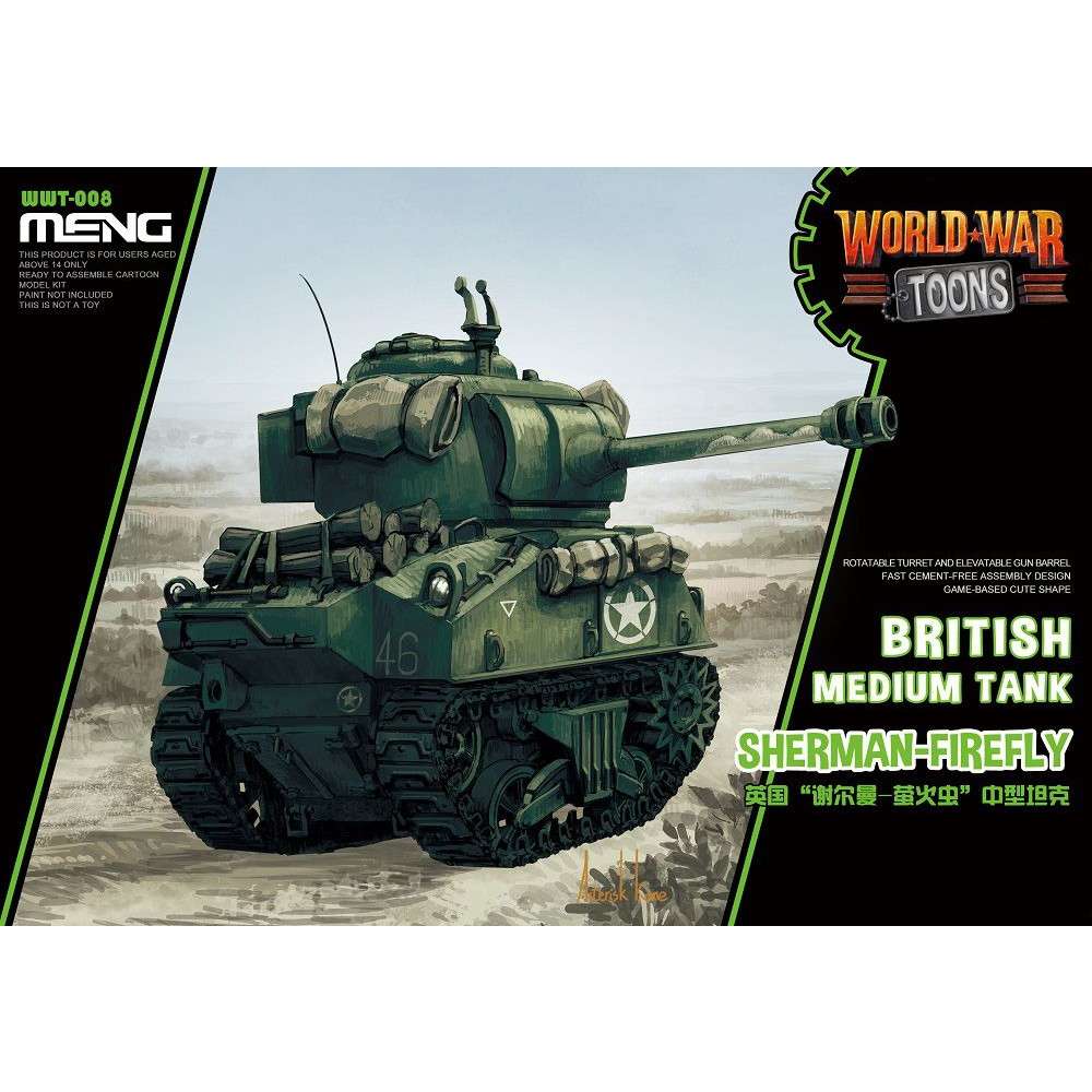 【新製品】WWT-008 WWT イギリス中戦車 シャーマンファイアフライ