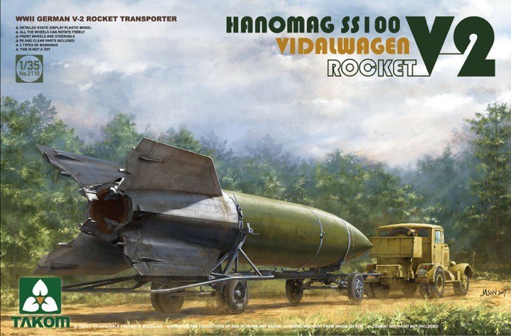 【新製品】2110)WW.II ドイツ V2ロケット w/ハノマーグSS100トラクター&フィダルワーゲン