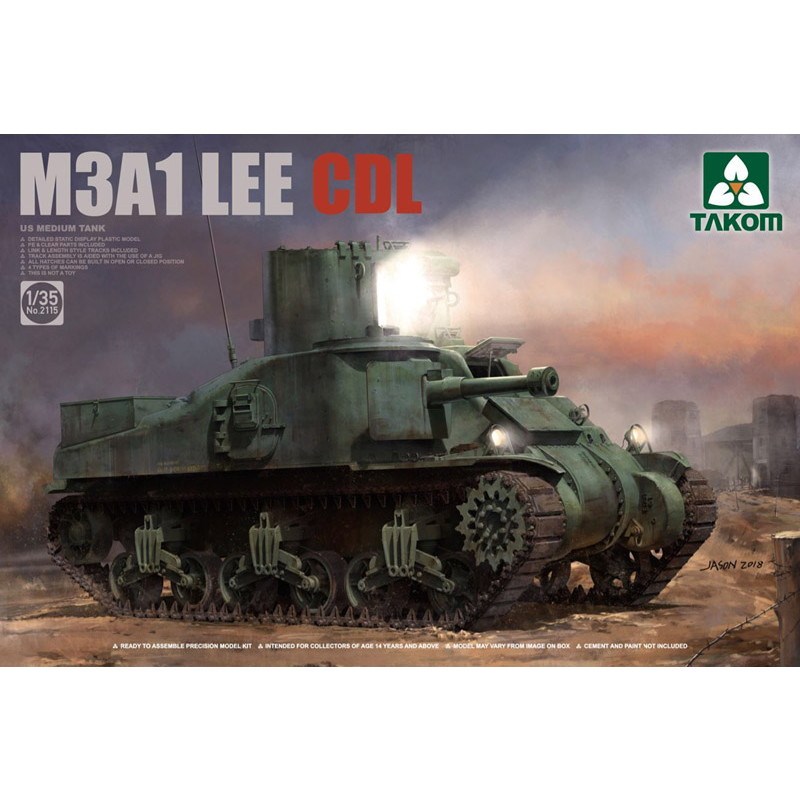 【新製品】2115 M3A1 リー CDL 中戦車