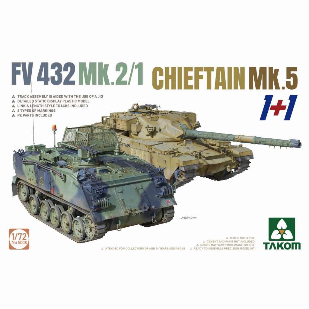 【新製品】5008 FV 432 Mk.2/1 + チーフテン Mk.5