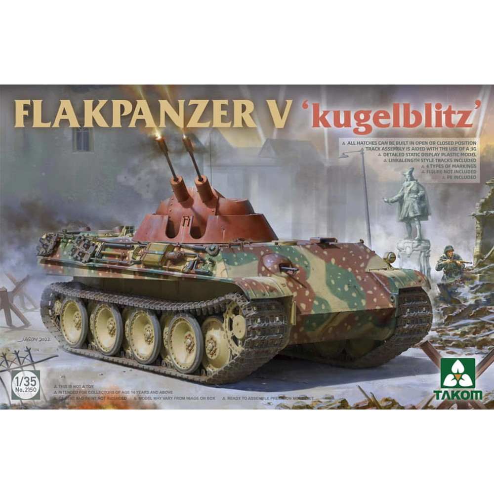 【新製品】2150 1/35 V号対空戦車 クーゲルブリッツ