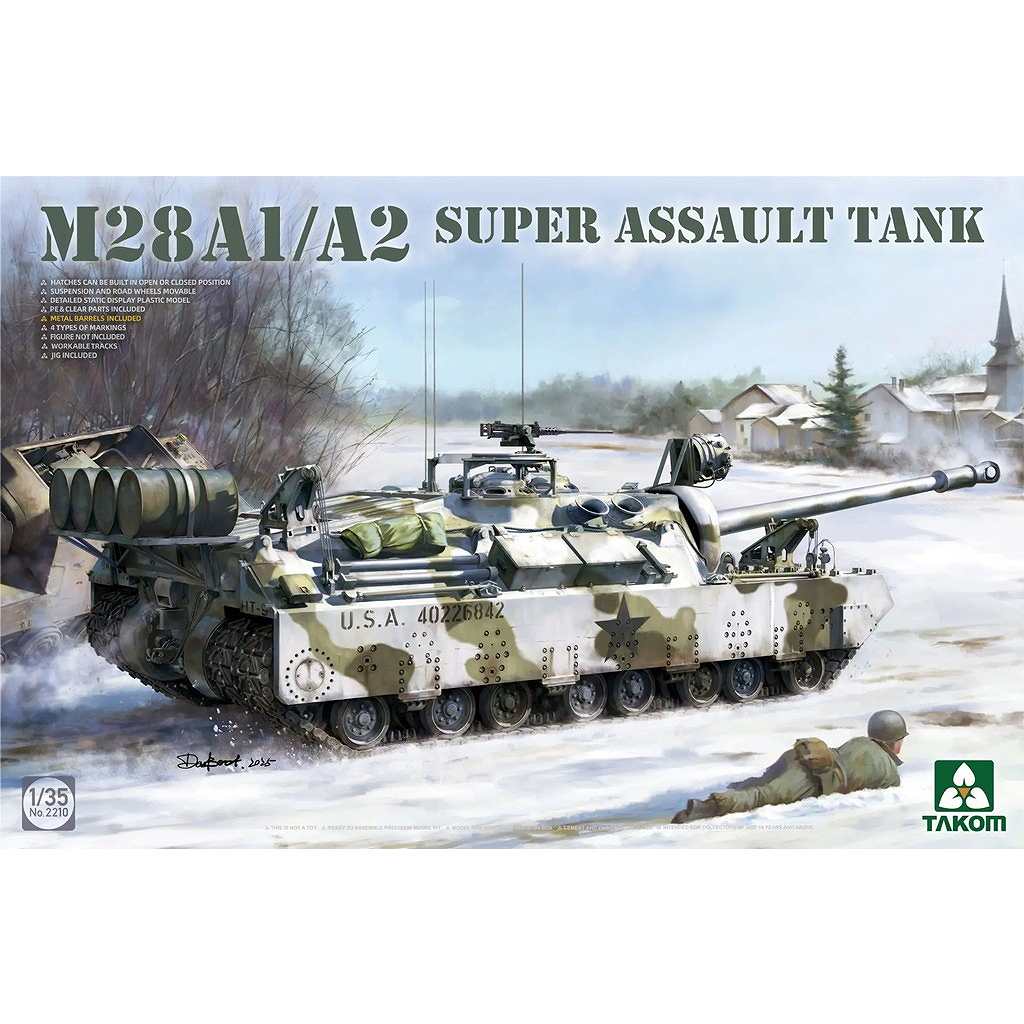 【新製品】2210 1/35 M28A1/A2 超重突撃戦車