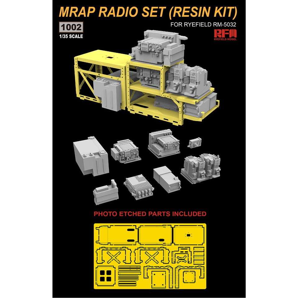 【新製品】RFM1002 M-ATV MRAP用レジン製無線機器セット