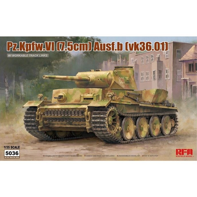 【新製品】5036 ドイツ VI号戦車 B型 (vk36.01)