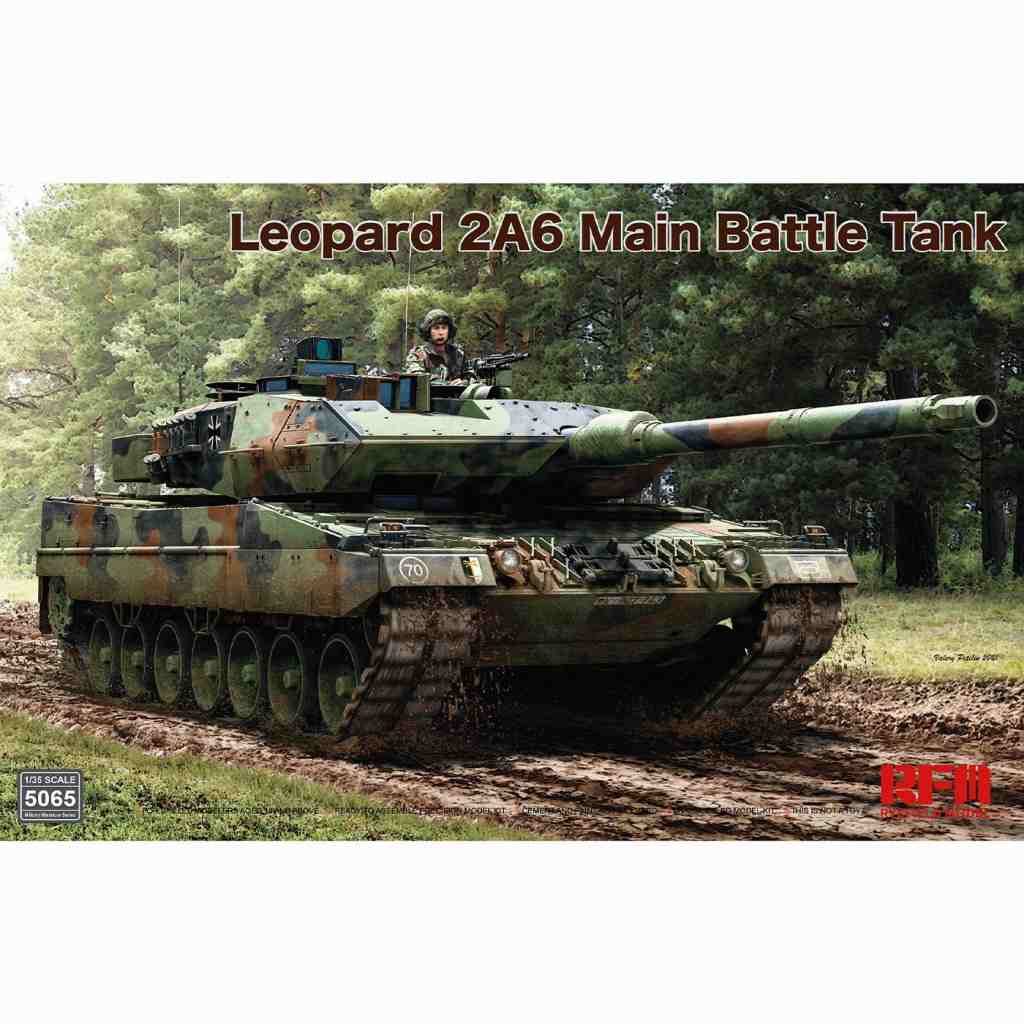 【新製品】5065 1/35 レオパルド2A6 主力戦車 w/可動式履帯