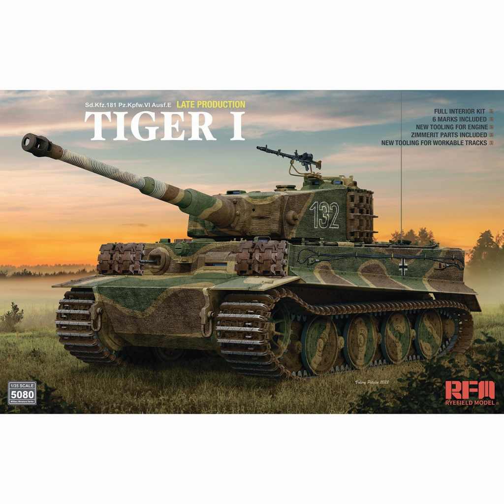 【新製品】5080 1/35 タイガーIE型 後期型 w/フルインテリア