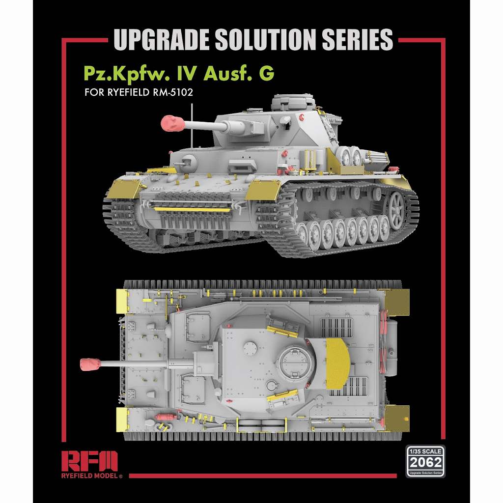 【新製品】RM-2062 1/35 IV号戦車 G型用グレードアップパーツセット (RFM5102用)