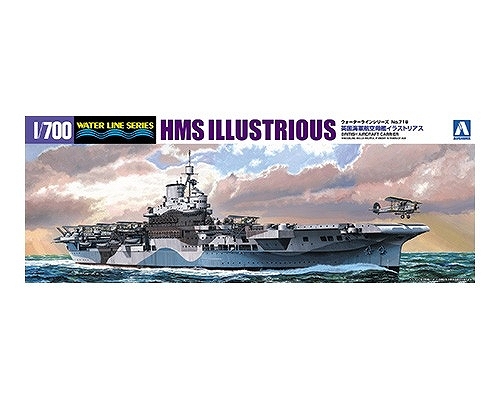 【新製品】WL718)英国海軍 航空母艦 イラストリアス