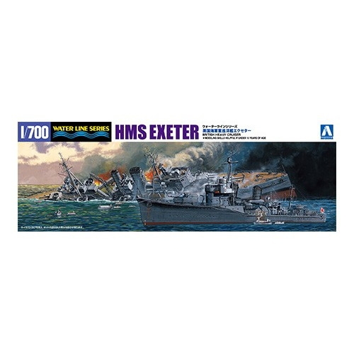 【新製品】052709 英国海軍 重巡洋艦 エクセター スラバヤ沖海戦