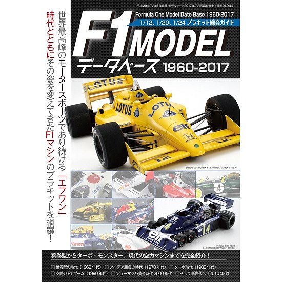 【新製品】969)F1モデル データベース1960-2017