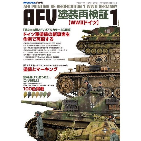 【新製品】AFV塗装再検証１ WWII ドイツ