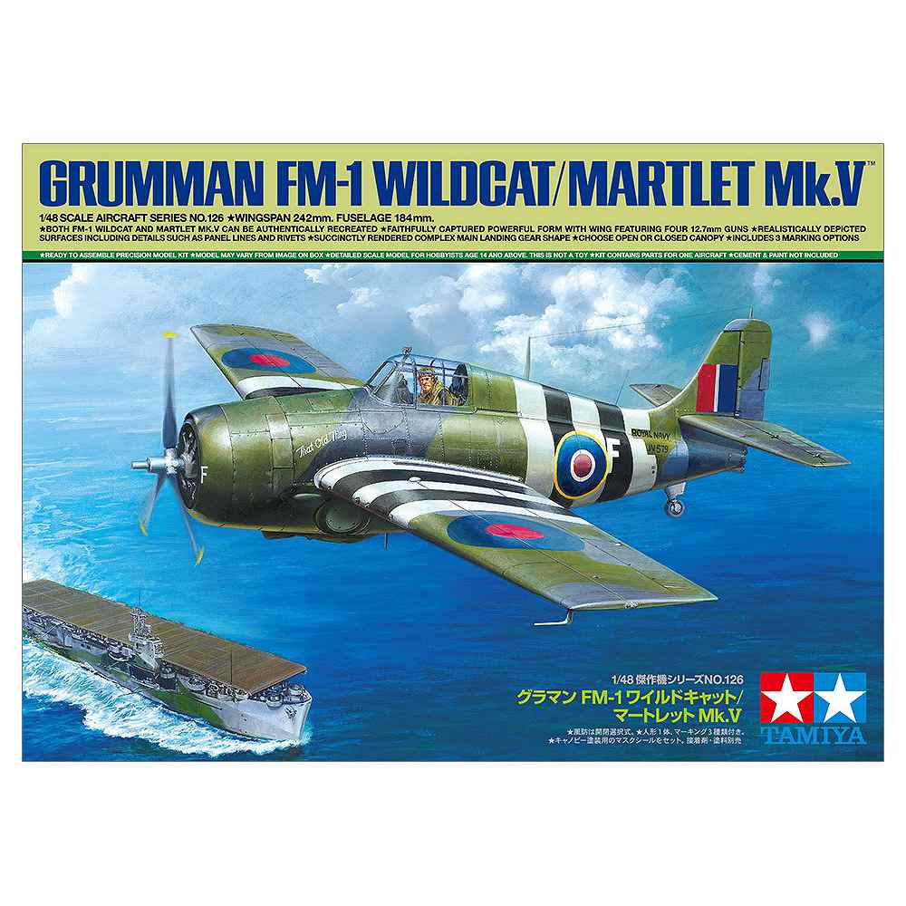 【新製品】61126 1/48 グラマン FM-1 ワイルドキャット／マートレット Mk.V