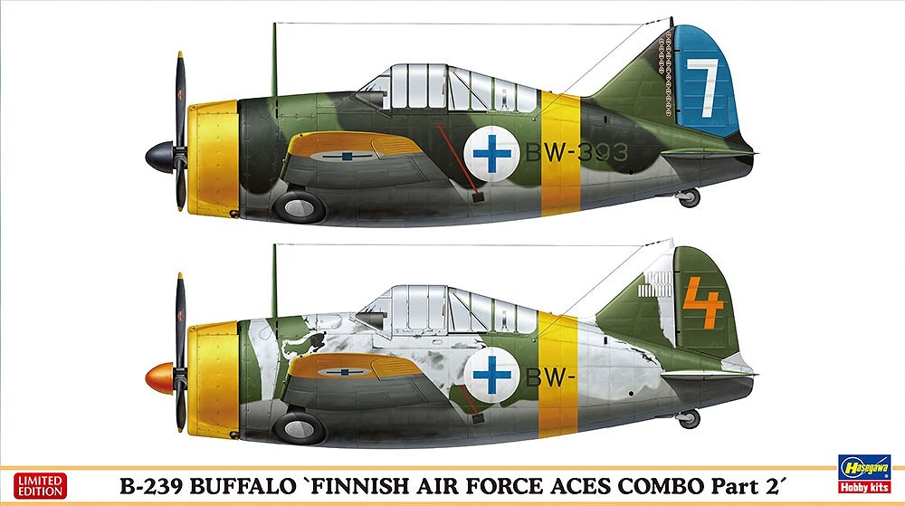 【新製品】02229)B-239 バッファロー ‘フィンランド空軍 エーセス コンボ パート2’