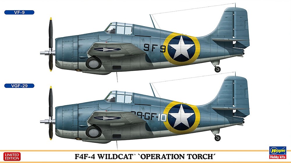 【新製品】02240)F4F-4 ワイルドキャット トーチ作戦