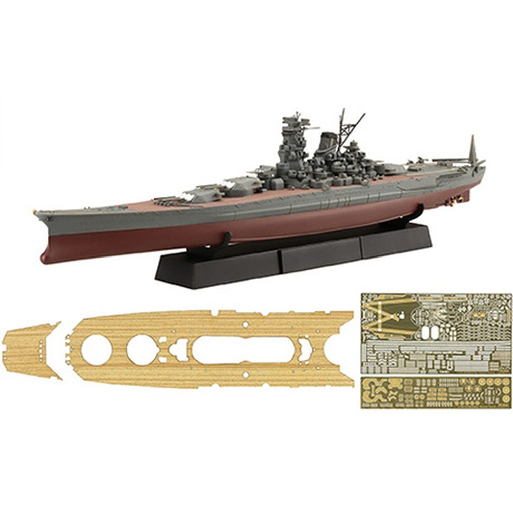 【新製品】FH47EX-2 日本海軍戦艦 武蔵(昭和19年/捷一号作戦) フルハルモデル 特別仕様(エッチングパーツ・木甲板シール付き)