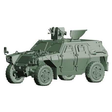 【新製品】72M-18 陸上自衛隊 軽装甲機動車(中隊長車/機関銃搭載車)