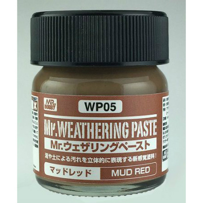 【新製品】WP05)Mr.ウェザリングペースト マッドレッド