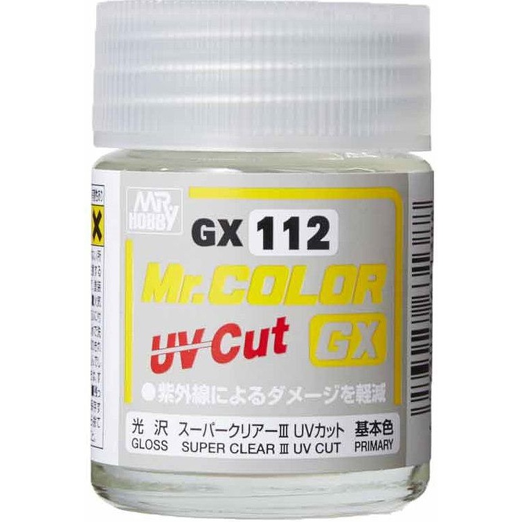 【新製品】GX112)Mr.カラーGX スーパークリアーIII UVカット 光沢
