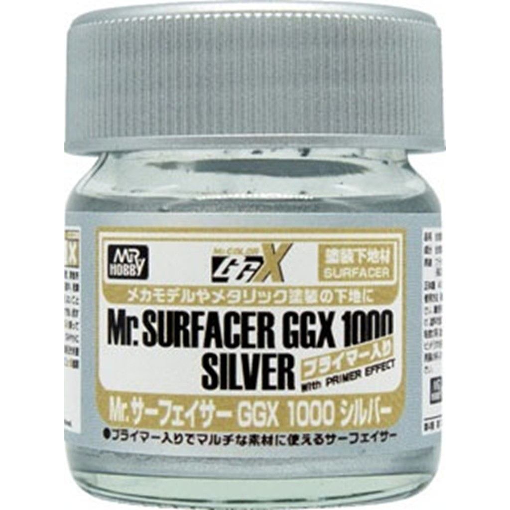 【新製品】SF1000S Mr.サーフェイサーGGX 1000 シルバー(プライマー入り)