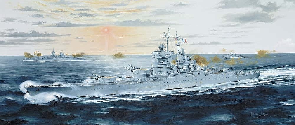【新製品】W197)リシュリュー級戦艦 ジャン バール 1955