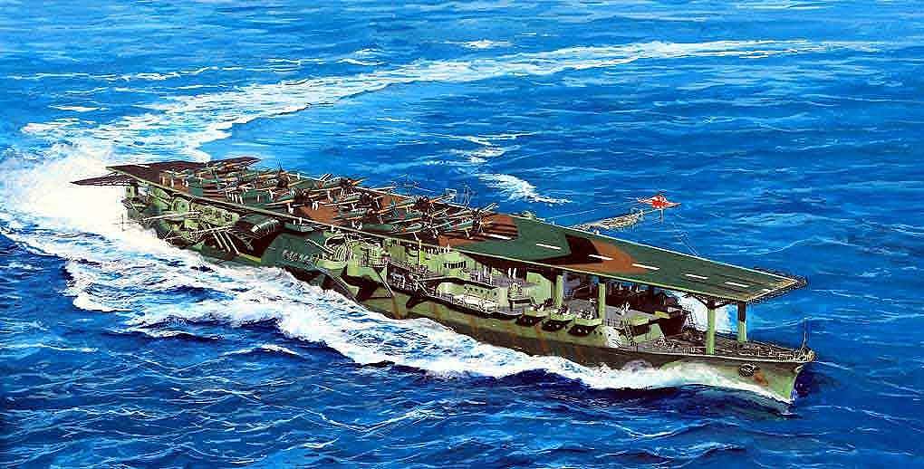 【新製品】W193)日本海軍 航空母艦 龍鳳 長甲板