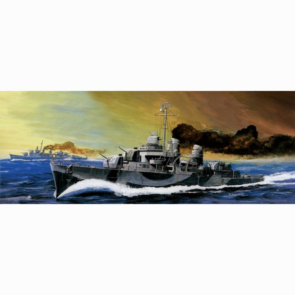 【新製品】W224 アメリカ海軍 フレッチャー級駆逐艦 DD-792 キャラハン