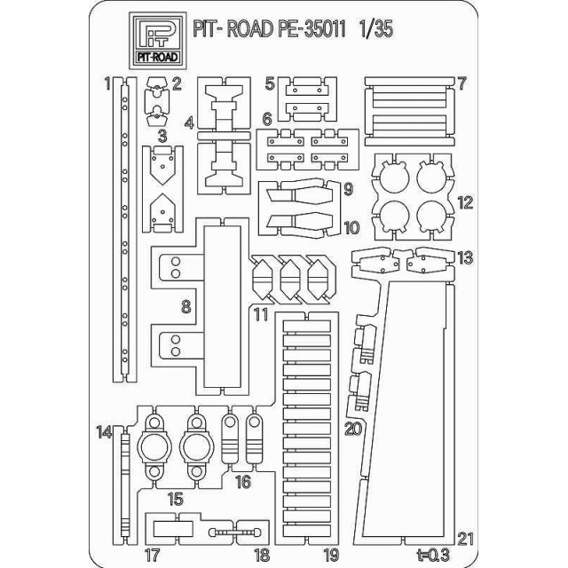 【新製品】[4986470045689] PE-3511)日本海軍 ヴィッカース・クロスレイ M25四輪装甲車用