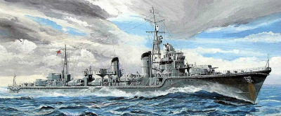 【新製品】W176E)日本海軍 駆逐艦 島風 就役時 エッチング付特別限定版
