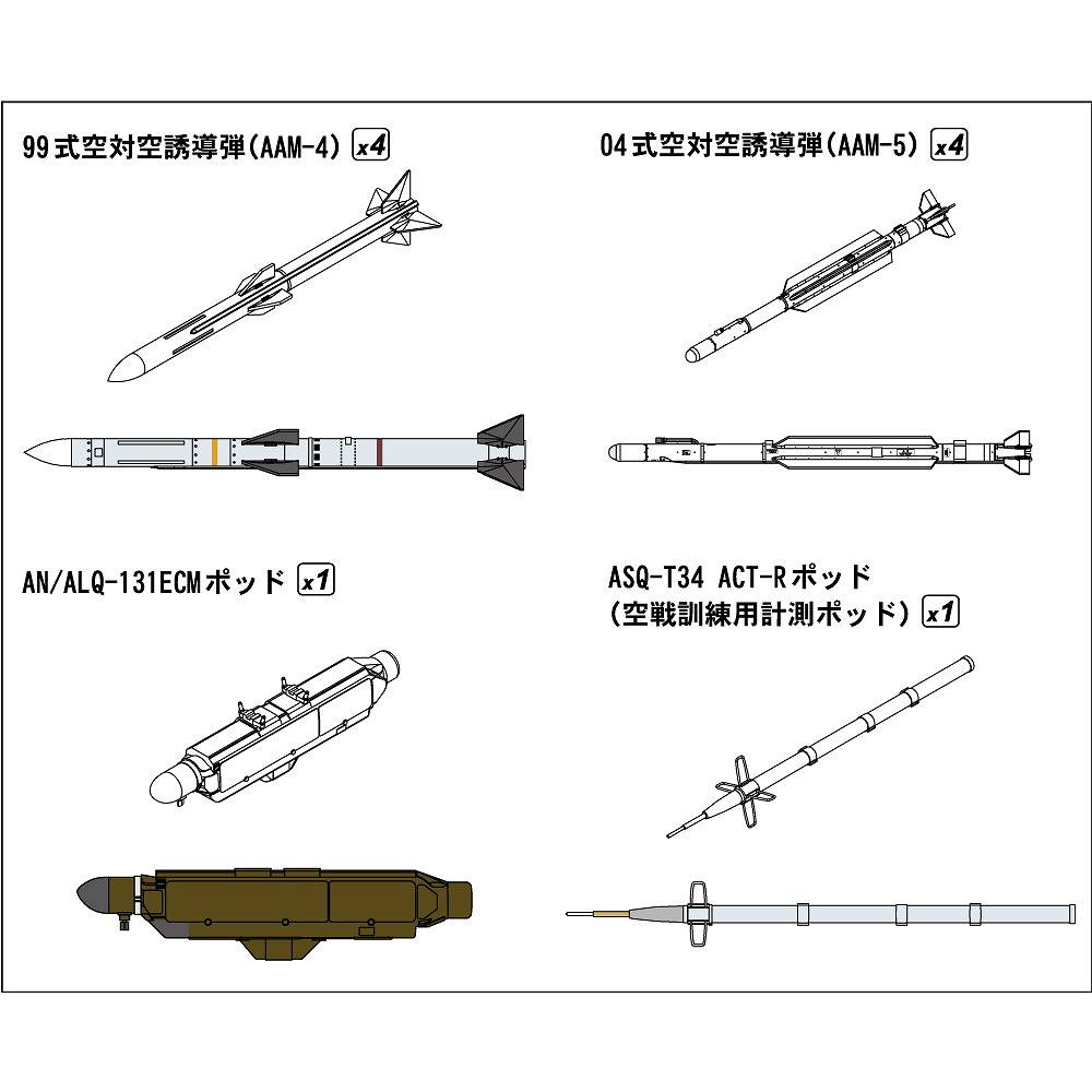 【新製品】SNG04 航空自衛隊 ウェポンセット1