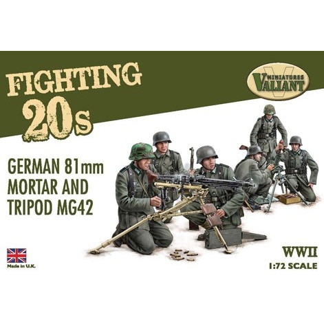 【新製品】FT002 WWII ドイツ 81mm迫撃砲&MG42機関銃チーム