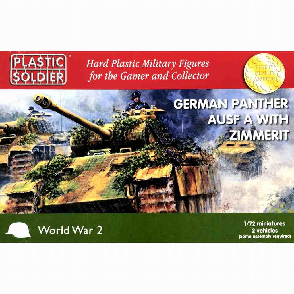 【新製品】WW2V20011 ドイツ軍 パンサーA型w/ツィンメリットコーティング (車両×2 フィギュア×4)