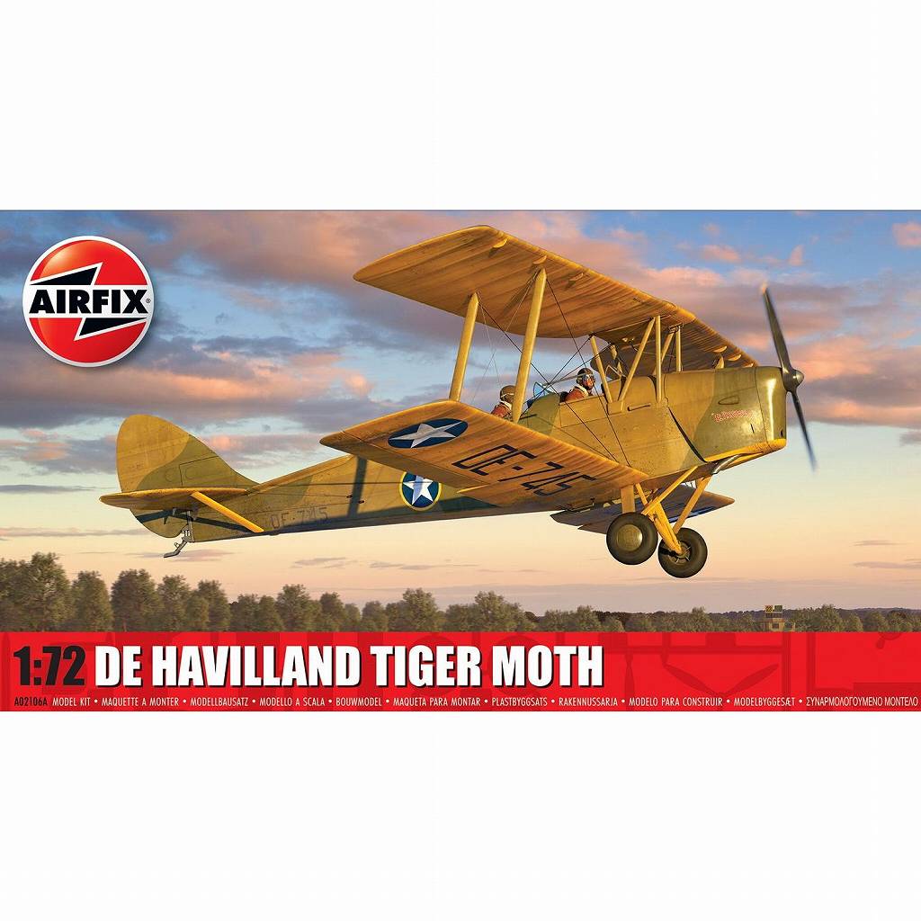 【新製品】A02106A 1/72 デ・ハビランド タイガーモス