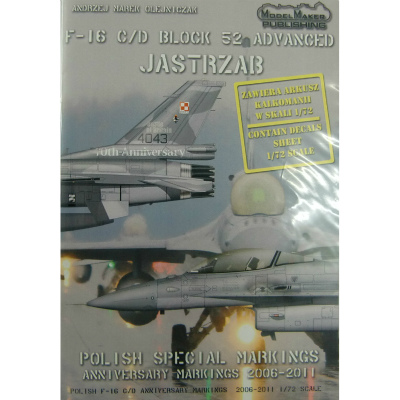 【新製品】ModelMakerDecals 72072)F-16C/D ポーランド アニバーサリー