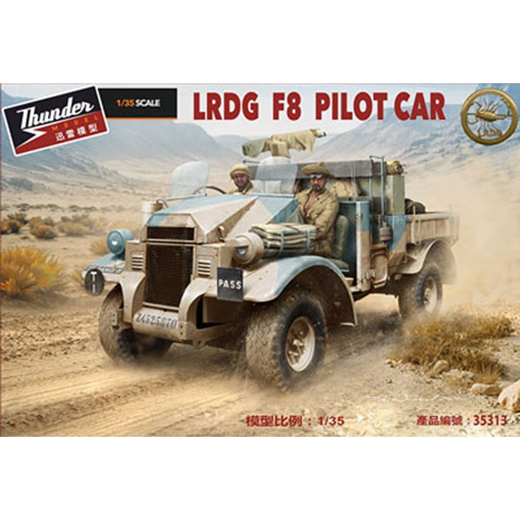 【新製品】35313 英 F8-cwt トラックパイロットカー(先導車)長距離砂漠挺身隊(LRDG)