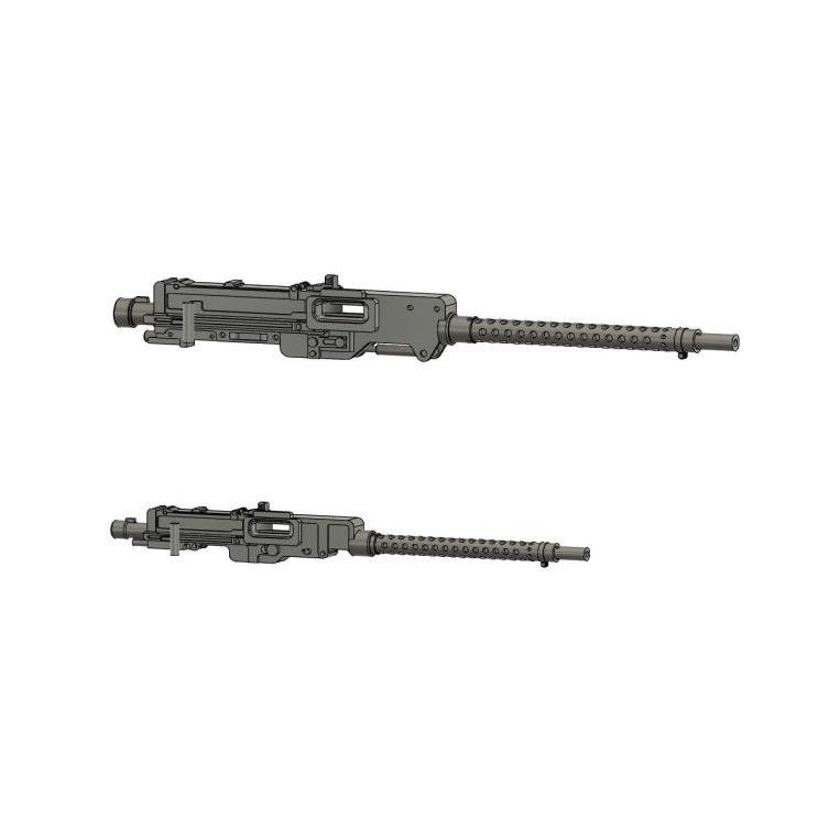 【新製品】エアワン・ホビー AHL48067 1/48 ブレダ SAFAT機関銃セット(7.7mm x 2、12.7mm x 2)