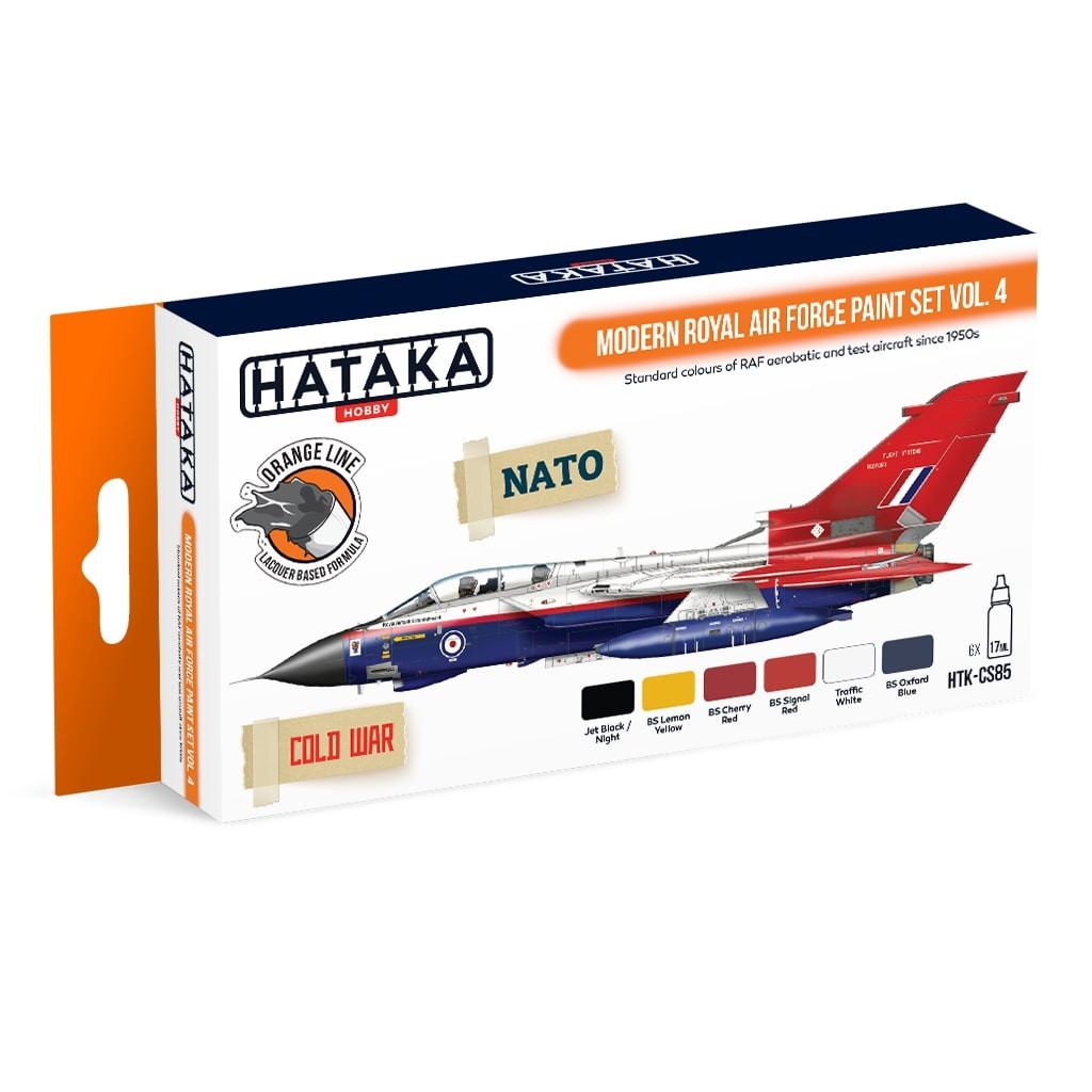 【新製品】HTK-CS85 現用 イギリス空軍 Vol.4 ラッカーカラー6本セット