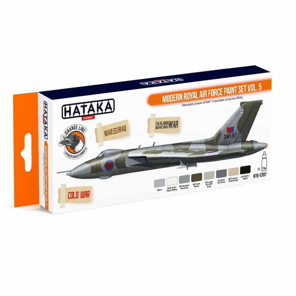 【新製品】HTK-CS97 現用 イギリス空軍 Vol.5 ラッカーカラー8本セット