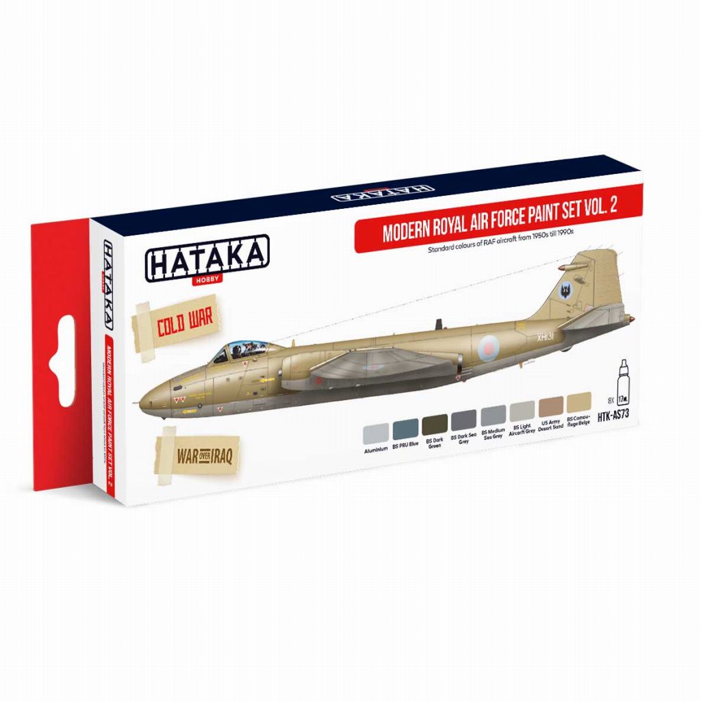 【新製品】HTK-AS73 現用 イギリス空軍 Vol.2 水性アクリルカラー8本セット