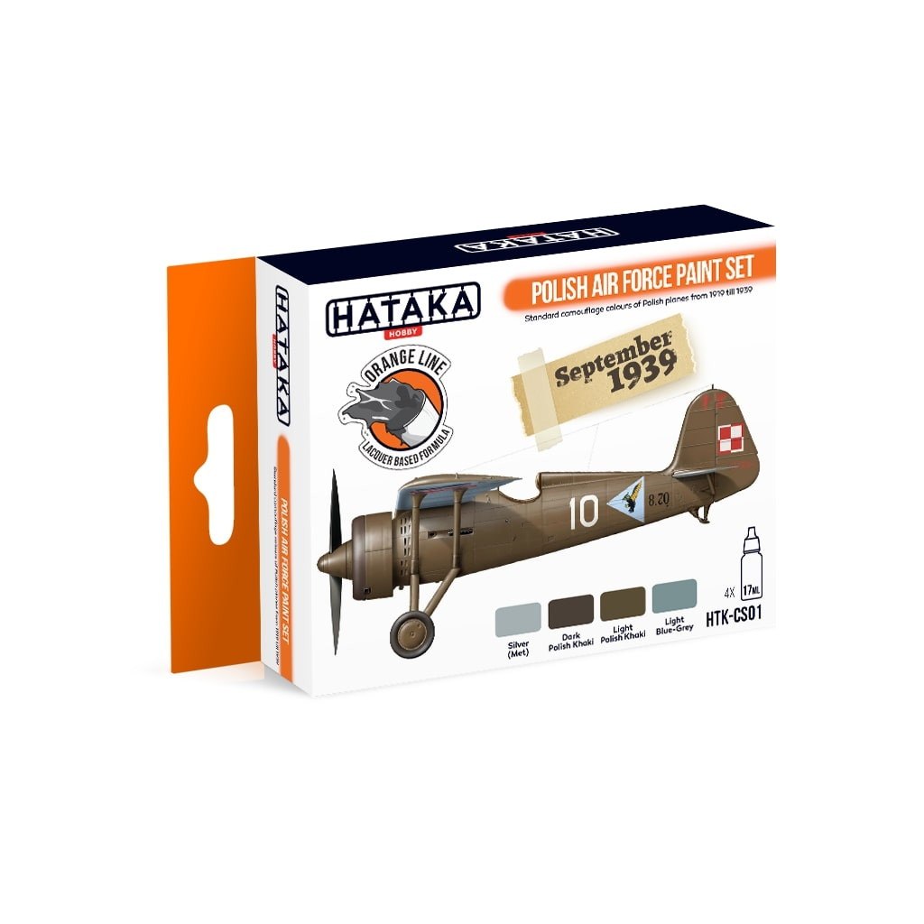 【新製品】HTK-CS01 WWII ポーランド空軍 ラッカーカラー4本セット