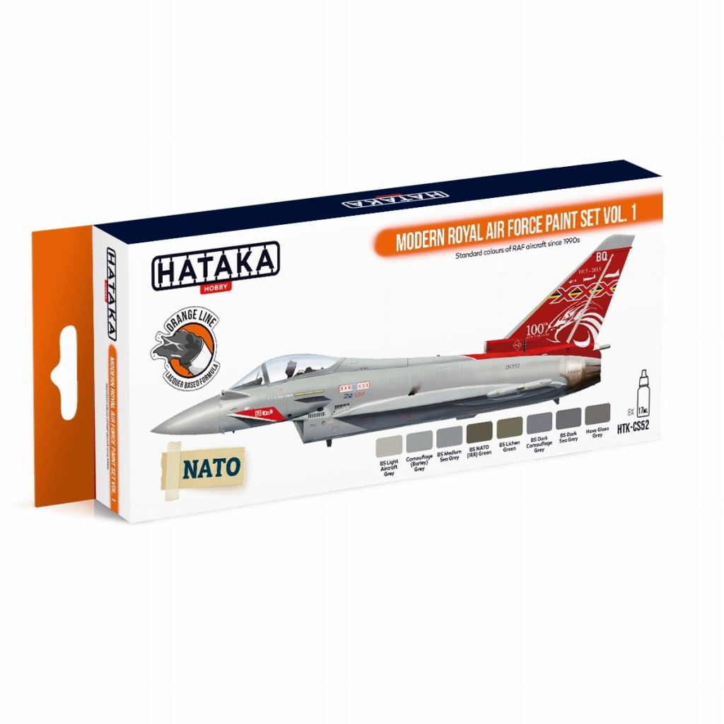 【新製品】HTK-CS52 現用 イギリス空軍 Vol.1 ラッカーカラー8本セット