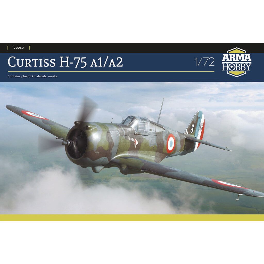【新製品】70080 1/72 カーチス ホーク H-75 A1/A2