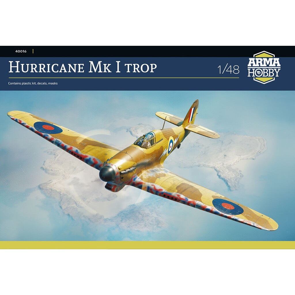 【新製品】40016 1/48 ハリケーン Mk.I Trop