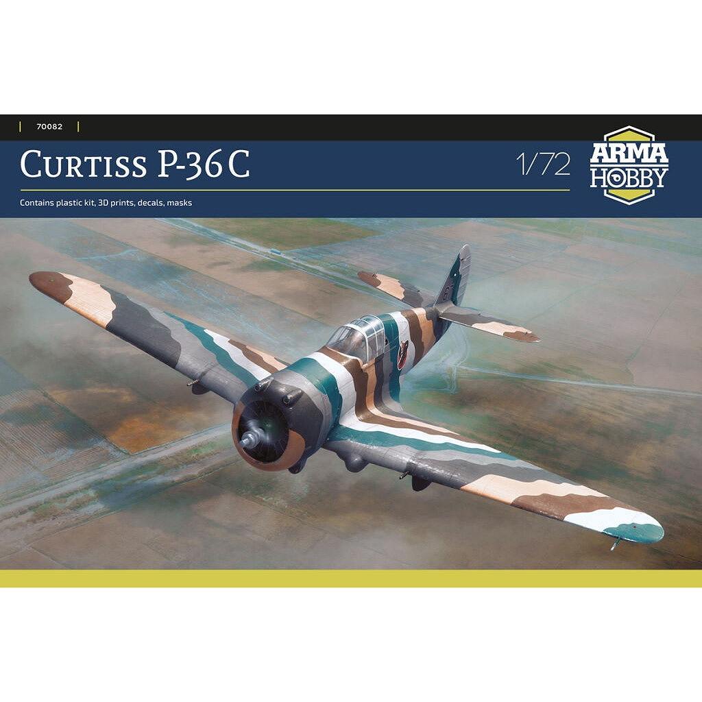 【新製品】70082 1/72 カーチス P-36C