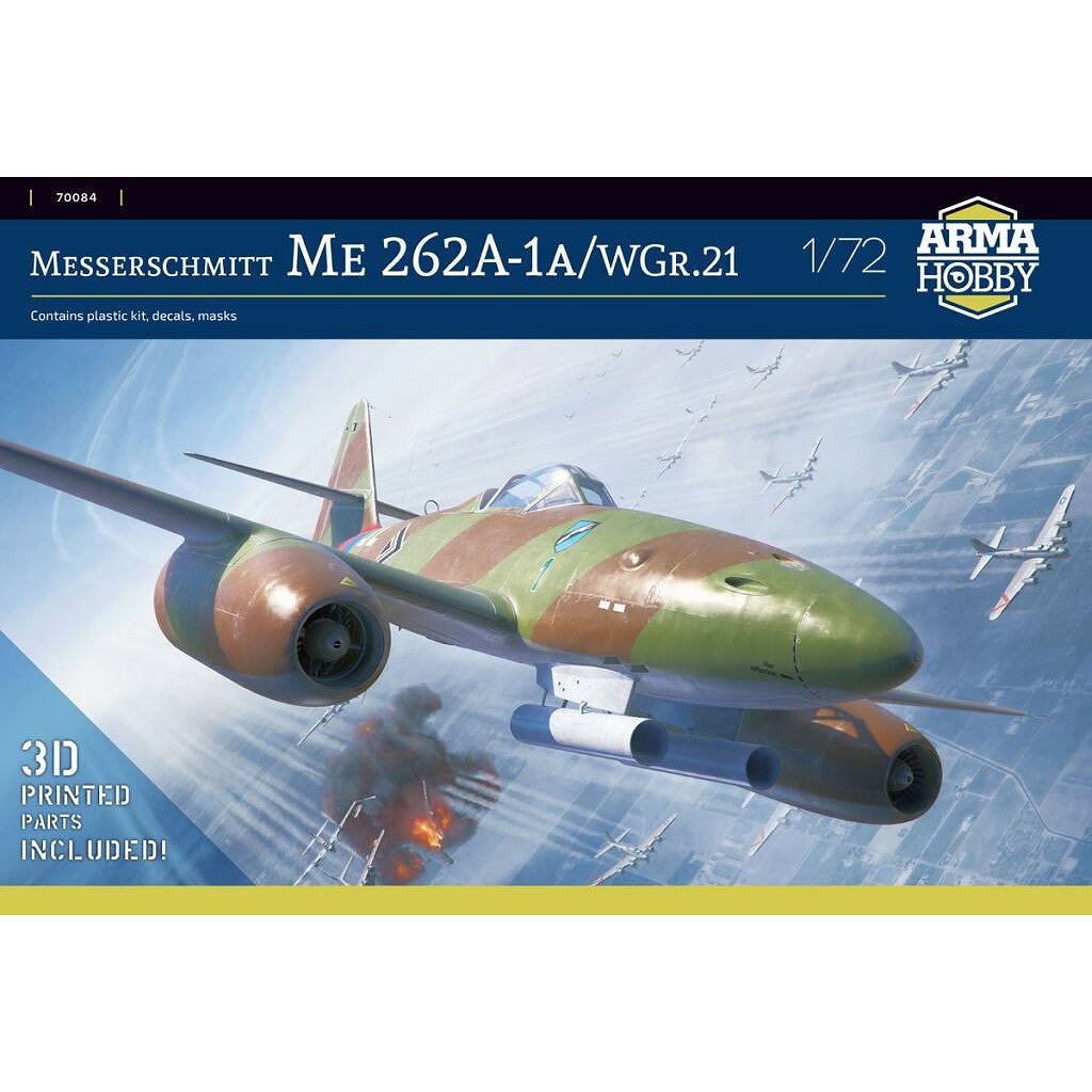【新製品】70084 1/72 メッサーシュミット Me262A-1a w/WGr.21ロケット リミテッドエディション