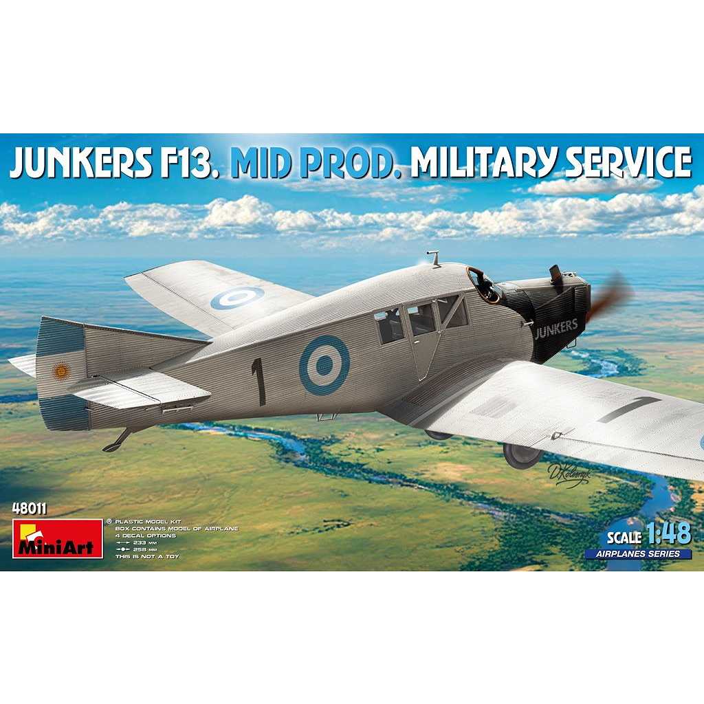 【新製品】48011 1/48 ユンカース F13 中期生産型 軍用