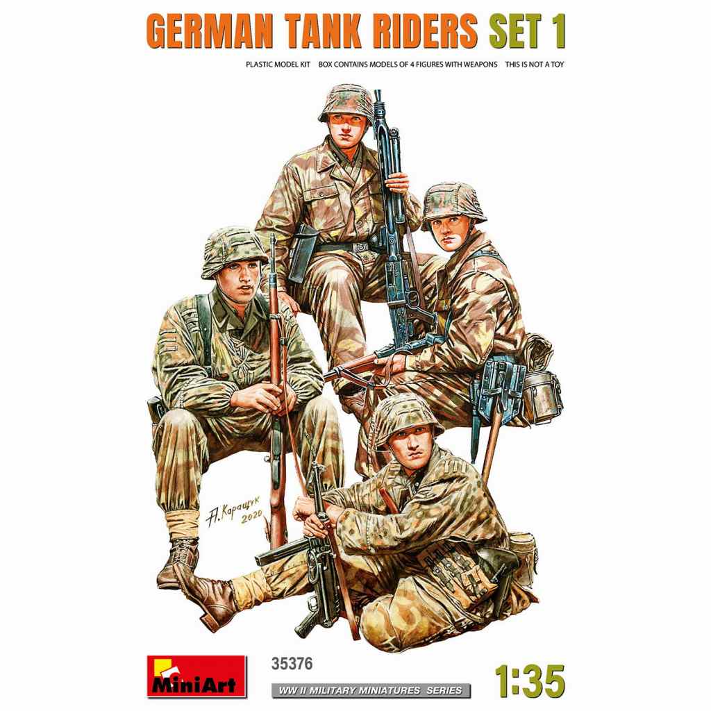 【新製品】35376 1/35 ドイツ戦車乗組員セット1