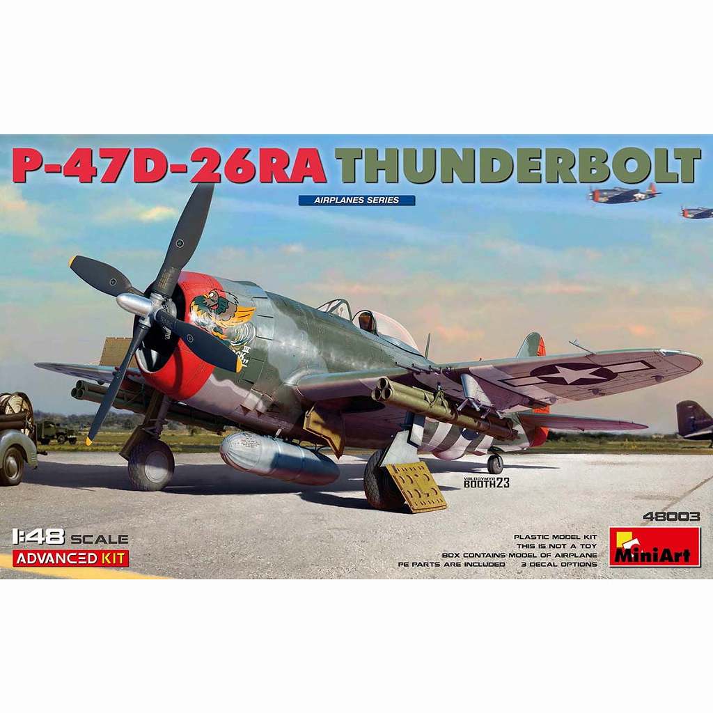 【新製品】48003 1/48 リパブリック P-47D-26RA サンダーボルト アドバンスドキット