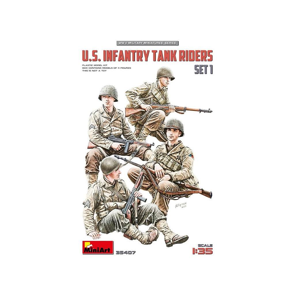 【新製品】35407 米国戦車跨乗兵セット1