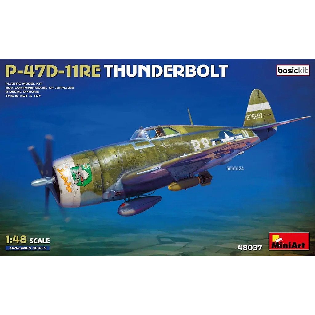 【新製品】48037 1/48 リパブリック P-47D-11RE サンダーボルト ベーシックキット